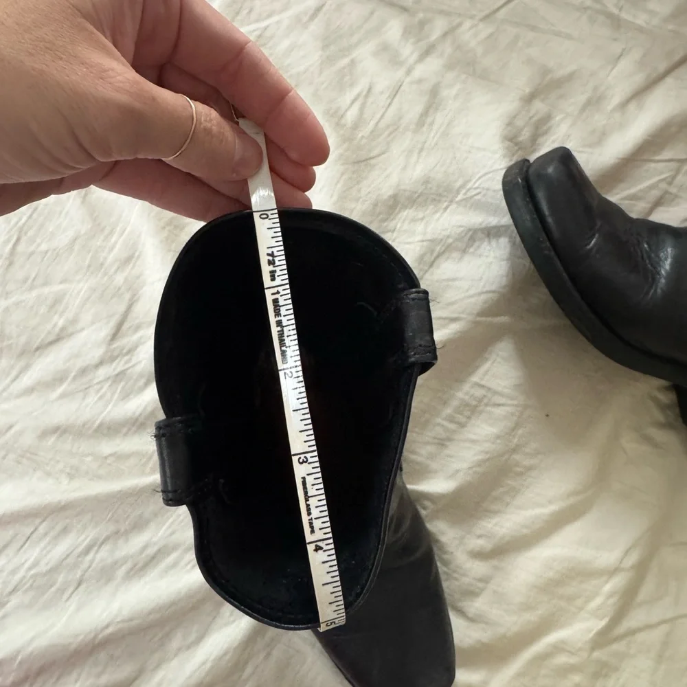 Frye Black Leather Moto 8R Harness Boots 7.5 - Picture 4 of 8